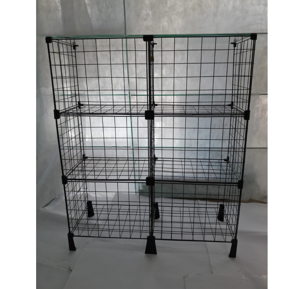 colmeia aramada 80x1,20 preta conectivo preto