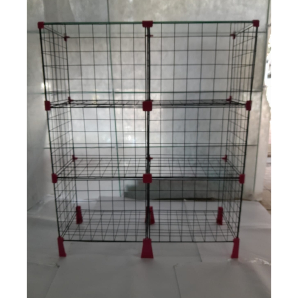colméia aramada 80x1,20 preta conectivo rosa
