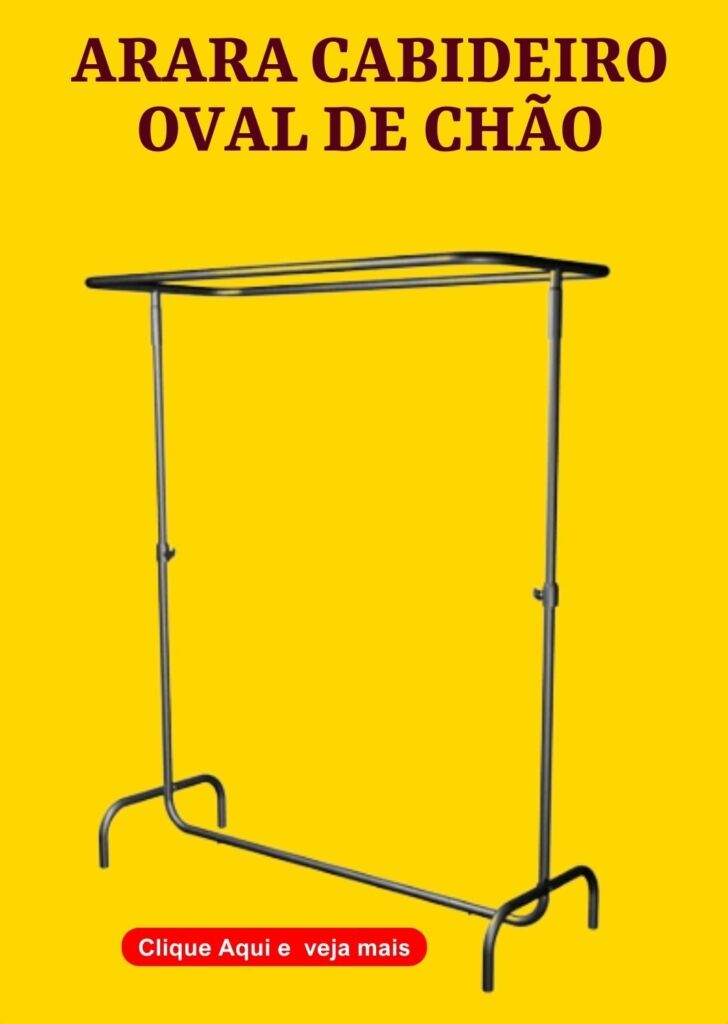 arara de roupa oval de chao tem aqui na loja do lojista comercial reis comercial reis loja do lojista