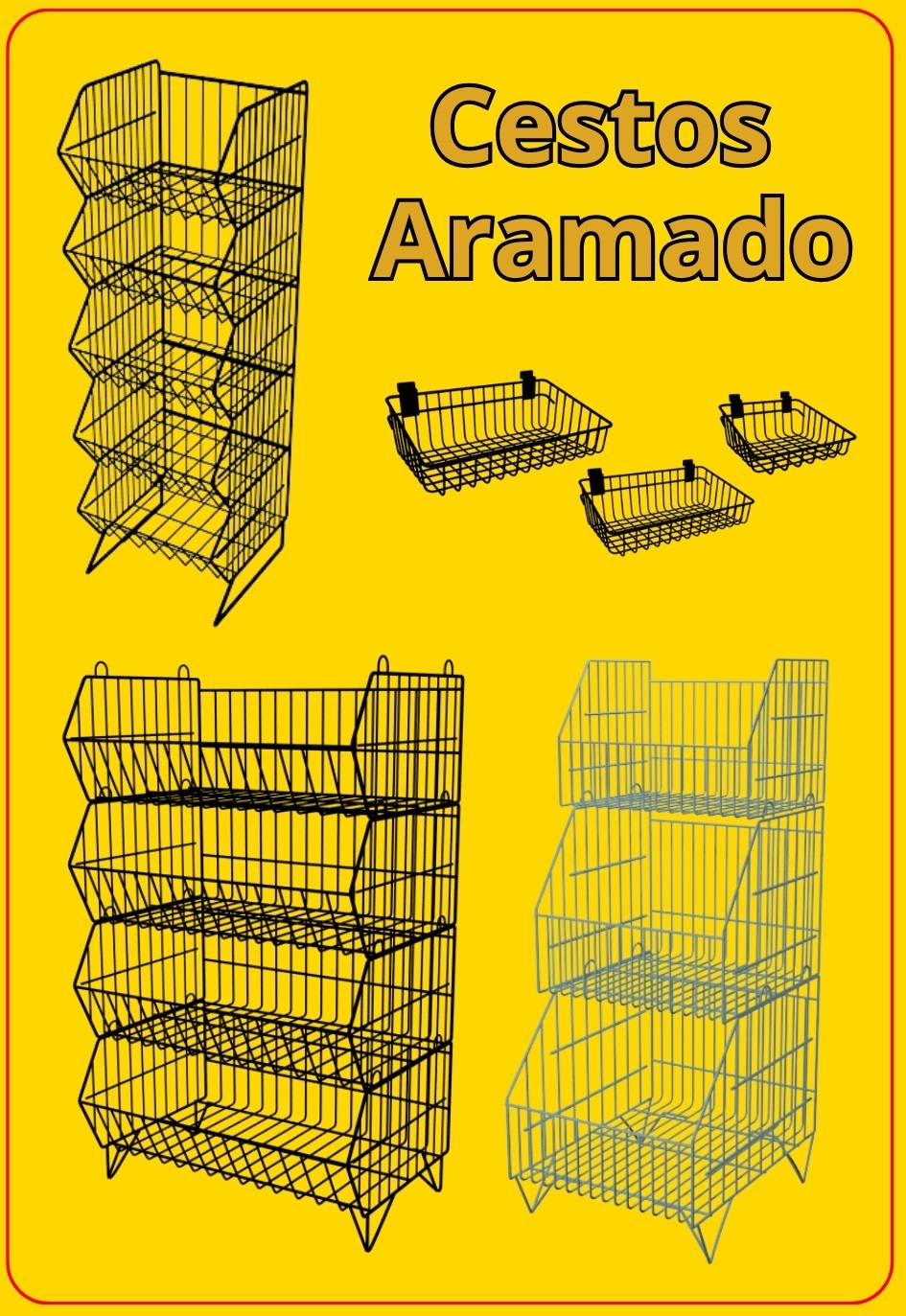 cesto aramado e aqui na loja do lojista comercial reis comercial reis loja do lojista