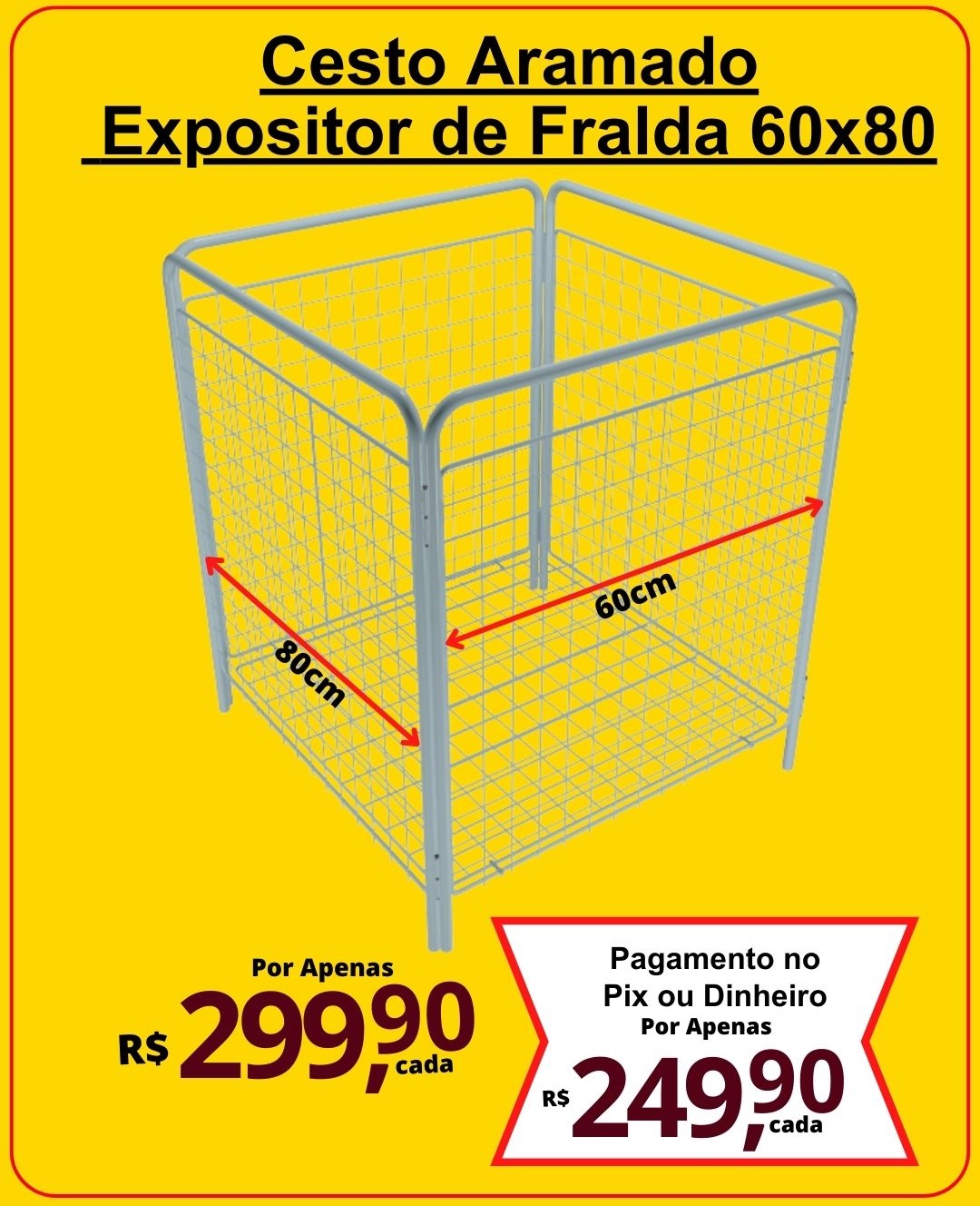 cesto de fralda aramado loja do lojista Comercial Reis comercial reis loja do lojista