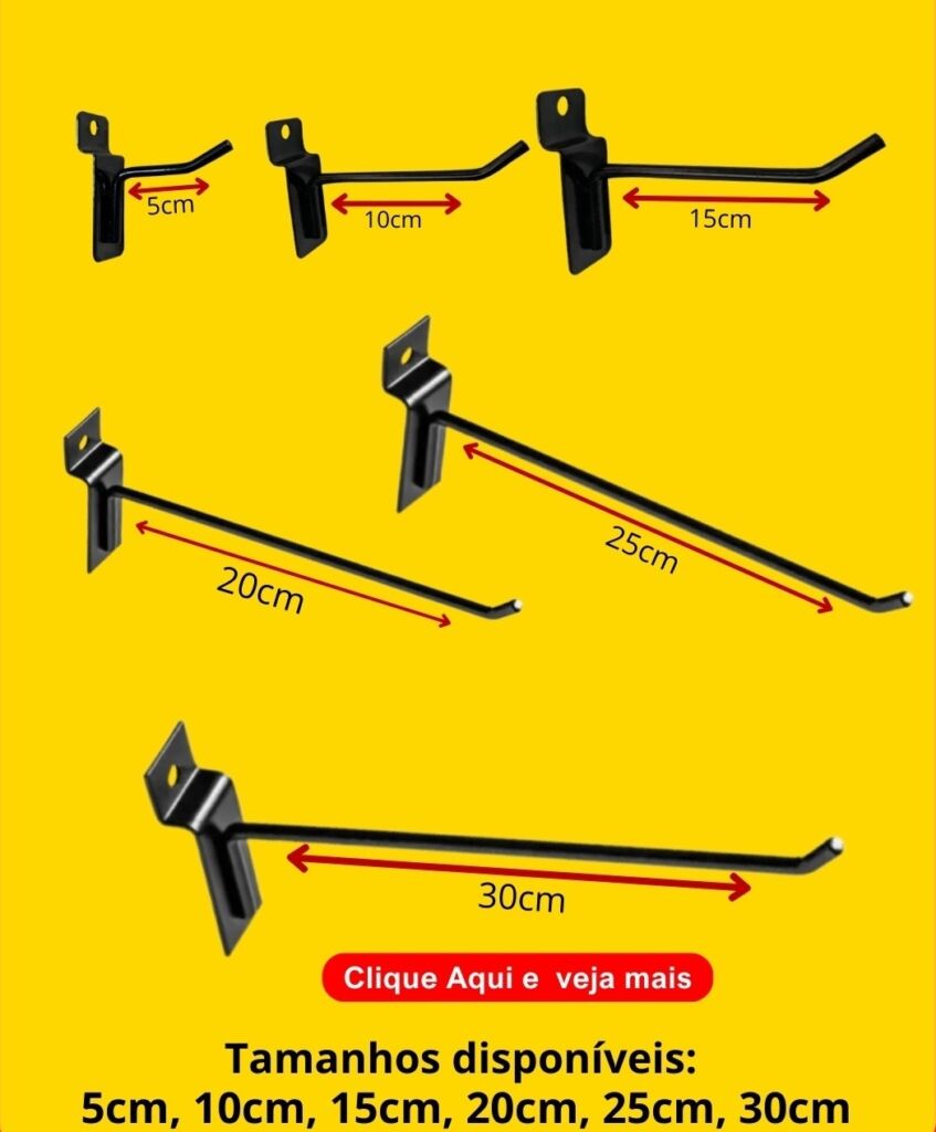 gancho para painel canaletado preto tem aqui na loja do lojista comercial reis e1773189742803 comercial reis loja do lojista