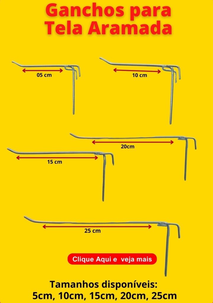 gancho para tela aramada tem aqui na loja do lojista comercial reis comercial reis loja do lojista