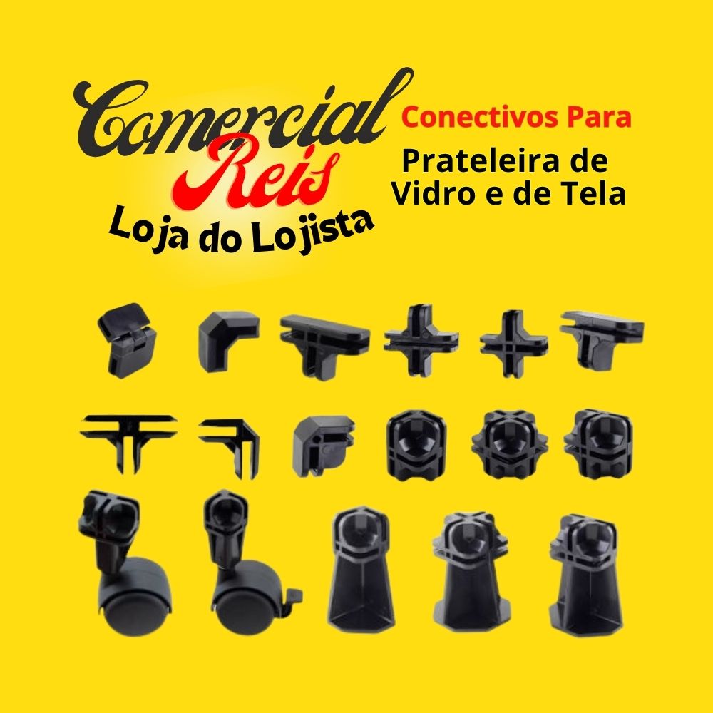 Loja 45 comercial reis loja do lojista conectivo para prateleira de vidro e tela tem aqui na loja do lojista comercial reis comercial reis loja do lojista