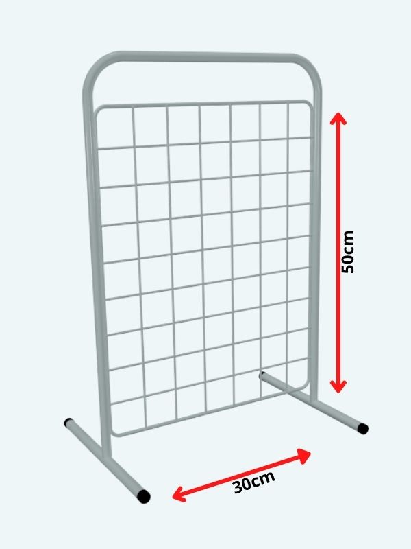 Biombo de Balcão aramado 50x30 branco