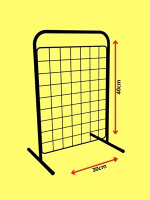 Biombo de Balcão aramado 40x30 preto