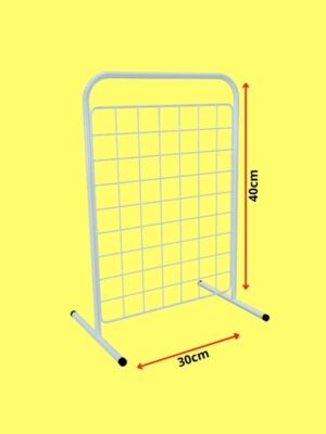Biombo de Balcão aramado 40x30 branco