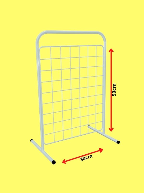 Biombo de Balcão aramado 50x30 branco