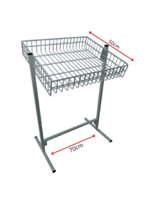 Banca de Oferta Simples Aramada 50x70cm branca