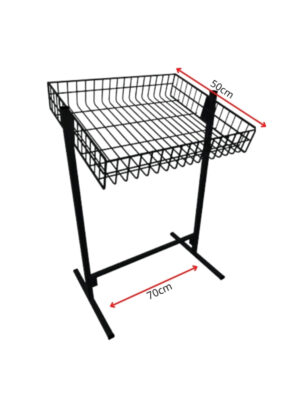Banca de Oferta Simples Aramada 50x70cm preto