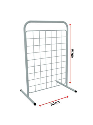Biombo de Balcão aramado 40x30 branco