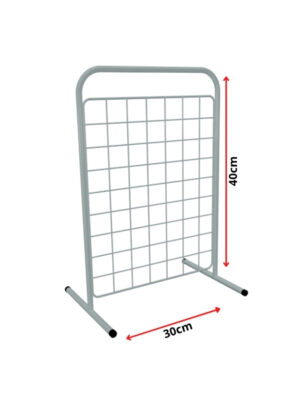 Biombo de Balcão aramado 40x30 branco