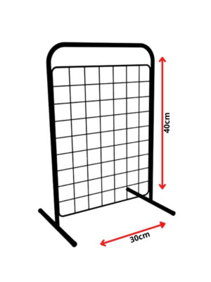 Biombo de Balcão aramado 40x30 preto