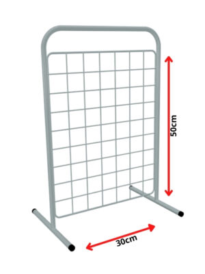 Biombo de Balcão aramado 50x30 branco