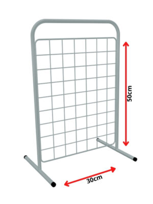 Biombo de Balcão aramado 50x30 branco
