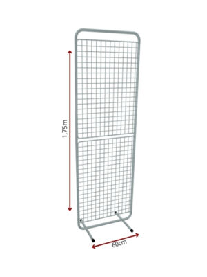 Biombo Simples de Chão Aramado 1,75m x 60cm branco