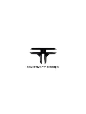 Conectivo para Prateleira de Vidro ou Tela Aramada T reforço