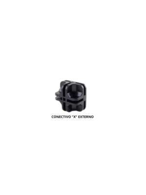 Conectivo para Prateleira de Vidro ou Tela Aramada X externo