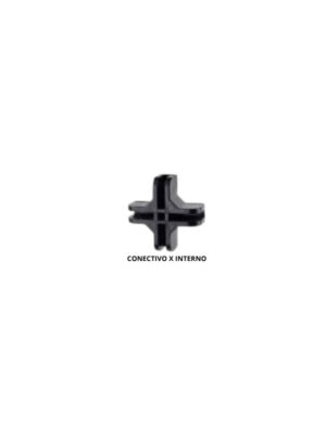Conectivo para Prateleira de Vidro ou Tela Aramada X interno