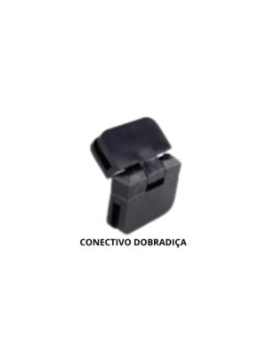 Conectivo para Prateleira de Vidro ou Tela Aramada dobradiça