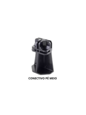 Conectivo para Prateleira de Vidro ou Tela Aramada pé meio