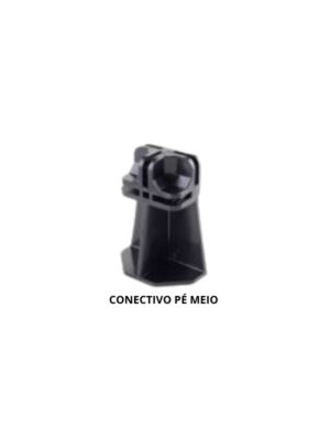 Conectivo para Prateleira de Vidro ou Tela Aramada pé meio