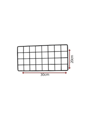 Tela Aramada 20×30 preta