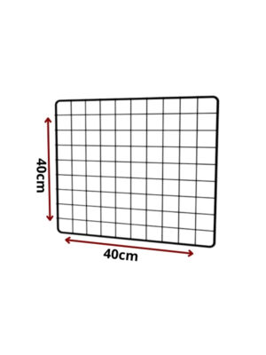 Tela Aramada 40x40 preto