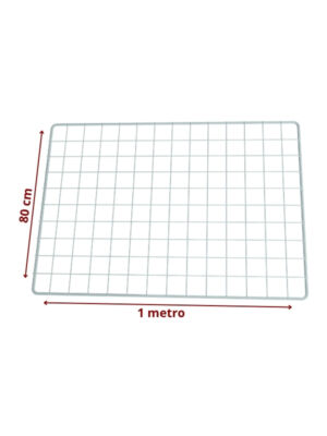 Tela Aramada 80 x 1 metro branca