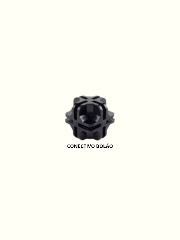 Conectivo para Prateleira de Vidro ou Tela Aramada bolão