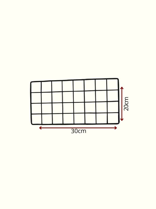 Tela Aramada 20×30 preta