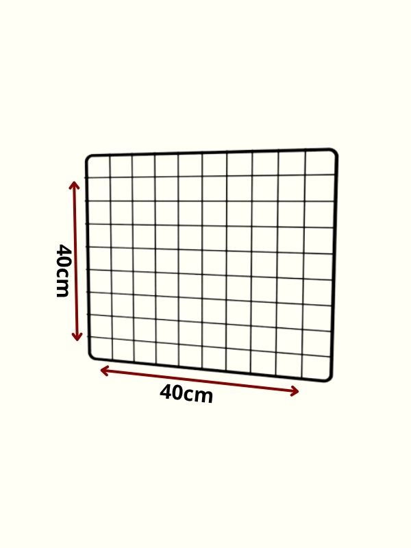 Tela Aramada 40x40 preto