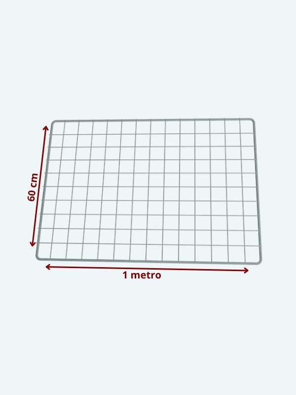 Tela Aramada 60 x 1 metro branca