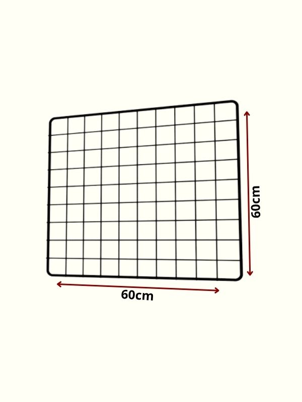 Tela Aramada 60x60 preta