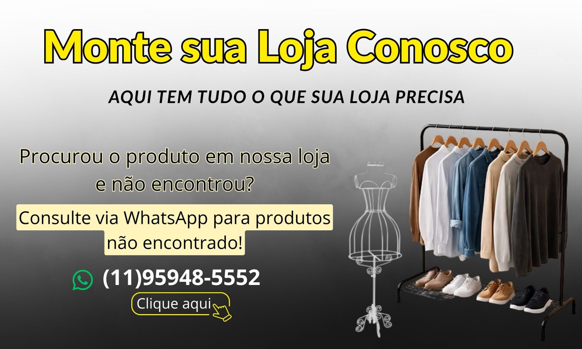 monte sua loja conosco comercial reis